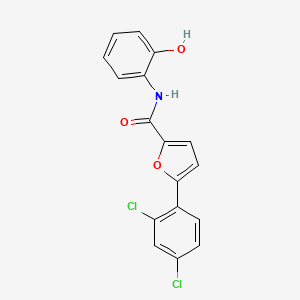 5-(2,4-dichlorophenyl)-N-(2-hydroxyphenyl)furan-2-carboxamide