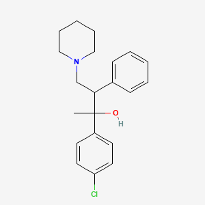 2-(4-Chlorophenyl)-3-phenyl-4-piperidin-1-ylbutan-2-ol