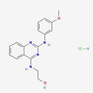 2-[2-(3-Methoxy-phenylamino)-quinazolin-4-ylamino]-ethanol