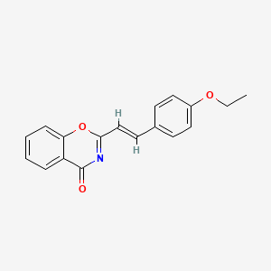 2-[(E)-2-(4-ethoxyphenyl)ethenyl]-4H-1,3-benzoxazin-4-one