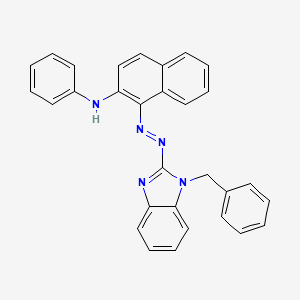 1-[(1-benzylbenzimidazol-2-yl)diazenyl]-N-phenylnaphthalen-2-amine