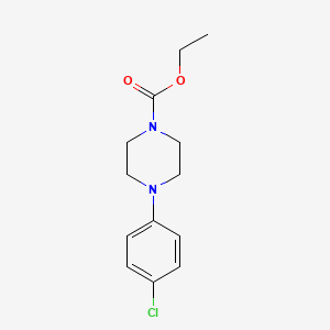 molecular formula C13H17ClN2O2 B10796769 Ethyl 4-(4-chlorophenyl)piperazine-1-carboxylate 