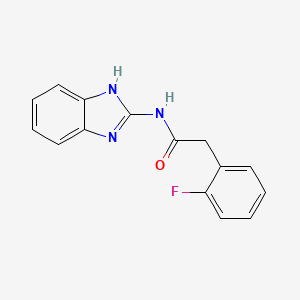 N-(1H-benzimidazol-2-yl)-2-(2-fluorophenyl)acetamide