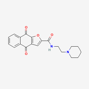 molecular formula C20H20N2O4 B10796869 STAT3 inhibitor 8q 