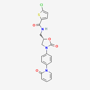 molecular formula C20H16ClN3O4S B10796914 Zifaxaban 