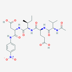 molecular formula C28H40N6O11 B10796948 Ac-Val-Glu-Ile-Asp-PNA 