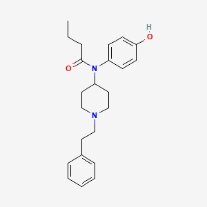 molecular formula C23H30N2O2 B10797003 para-hydroxy Butyryl fentanyl CAS No. 2731038-58-5