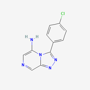 3-(4-Chlorophenyl)-[1,2,4]triazolo[4,3-a]pyrazin-5-amine