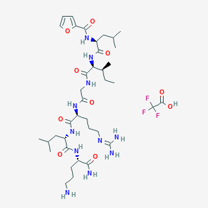 molecular formula C38H64F3N11O10 B10797054 2-Furoyl-LIGRLO-amide (TFA) 