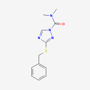 3-Benzylthio-1-dimethylcarbamoyl-1H-1,2,4-triazole