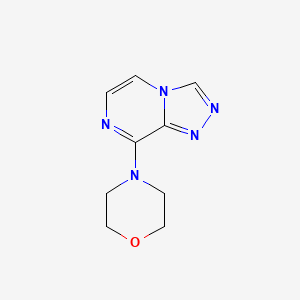 molecular formula C9H11N5O B10797168 4-([1,2,4]Triazolo[4,3-a]pyrazin-8-yl)morpholine 