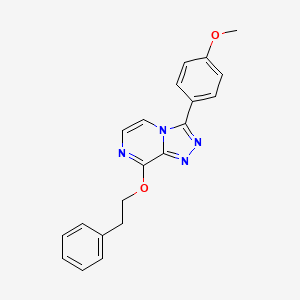 3-(4-Methoxyphenyl)-8-(2-phenylethoxy)-[1,2,4]triazolo[4,3-a]pyrazine