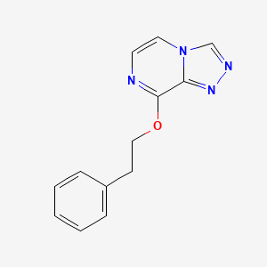 8-(2-Phenylethoxy)-[1,2,4]triazolo[4,3-a]pyrazine