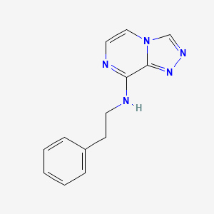 N-(2-phenylethyl)-[1,2,4]triazolo[4,3-a]pyrazin-8-amine