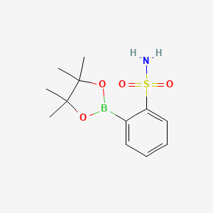 2-(Tetramethyl-1,3,2-dioxaborolan-2-yl)benzene-1-sulfonamide