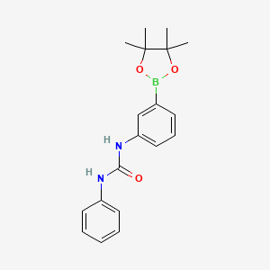 1-Phenyl-3-(3-(4,4,5,5-tetramethyl-1,3,2-dioxaborolan-2-yl)phenyl)urea