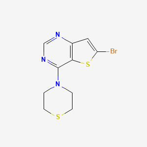 6-Bromo-4-thiomorpholin-4-ylthieno[3,2-d]pyrimidine