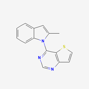 4-(2-Methylindol-1-yl)thieno[3,2-d]pyrimidine