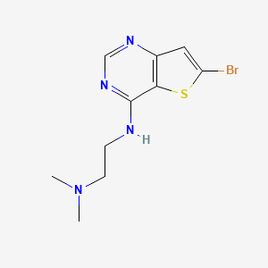 N-(6-bromothieno[3,2-d]pyrimidin-4-yl)-N',N'-dimethylethane-1,2-diamine