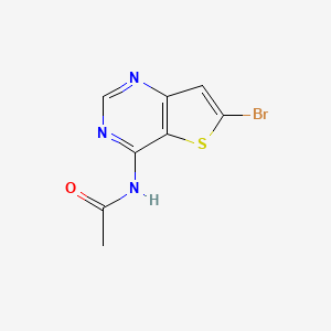 N-(6-bromothieno[3,2-d]pyrimidin-4-yl)acetamide