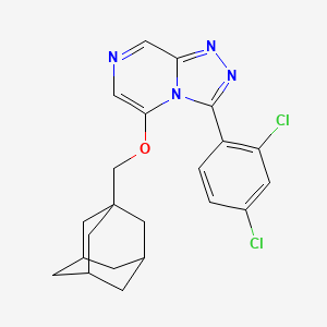 5-(1-Adamantylmethoxy)-3-(2,4-dichlorophenyl)-[1,2,4]triazolo[4,3-a]pyrazine