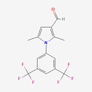 1-[3,5-Bis(trifluoromethyl)phenyl]-2,5-dimethylpyrrole-3-carbaldehyde