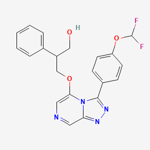 molecular formula C21H18F2N4O3 B10797977 Osm-LO-13 