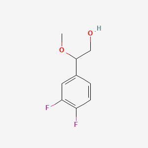 molecular formula C9H10F2O2 B10798017 2-(3,4-Difluorophenyl)-2-methoxyethanol 