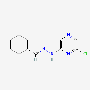 6-chloro-N-(cyclohexylmethylideneamino)pyrazin-2-amine