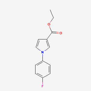 Ethyl 1-(4-fluorophenyl)pyrrole-3-carboxylate