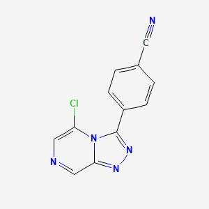 4-(5-Chloro-[1,2,4]triazolo[4,3-a]pyrazin-3-yl)benzonitrile