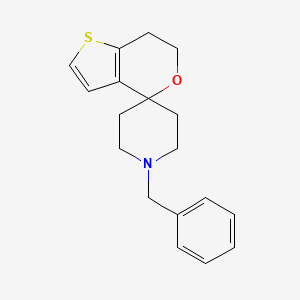 molecular formula C18H21NOS B10798384 1'-Benzylspiro[6,7-dihydrothieno[3,2-c]pyran-4,4'-piperidine] 