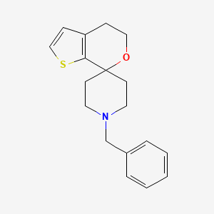 molecular formula C18H21NOS B10798385 1'-Benzylspiro[4,5-dihydrothieno[2,3-c]pyran-7,4'-piperidine] 