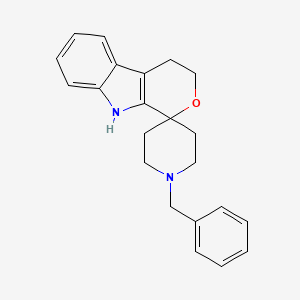 molecular formula C22H24N2O B10798402 1'-benzylspiro[4,9-dihydro-3H-pyrano[3,4-b]indole-1,4'-piperidine] 