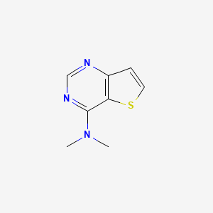 molecular formula C8H9N3S B10798541 N,N-dimethylthieno[3,2-d]pyrimidin-4-amine 