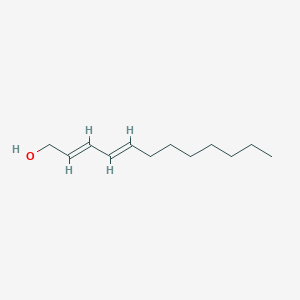 molecular formula C12H22O B107986 2,4-十二二烯-1-醇 CAS No. 18485-38-6