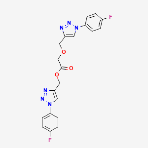 [1-(4-Fluorophenyl)triazol-4-yl]methyl 2-[[1-(4-fluorophenyl)triazol-4-yl]methoxy]acetate