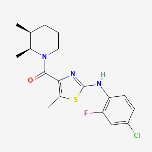 molecular formula C18H21ClFN3OS B10798775 Trpc3/6-IN-3 