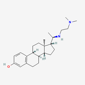 (8R,9R,13R,14R,17R)-17-[(1R)-1-[2-(dimethylamino)ethylamino]ethyl]-13-methyl-6,7,8,9,11,12,14,15,16,17-decahydrocyclopenta[a]phenanthren-3-ol