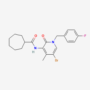 molecular formula C21H24BrFN2O2 B10798802 CB2R Pam 