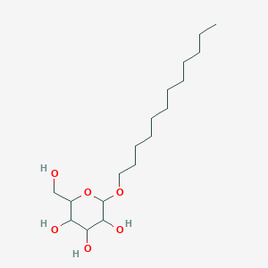 molecular formula C18H36O6 B10798859 Dodecyl hexopyranoside CAS No. 27836-64-2