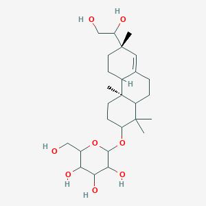 2-[[(4aS,7S)-7-(1,2-dihydroxyethyl)-1,1,4a,7-tetramethyl-3,4,4b,5,6,9,10,10a-octahydro-2H-phenanthren-2-yl]oxy]-6-(hydroxymethyl)oxane-3,4,5-triol