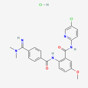 molecular formula C23H23Cl2N5O3 B10798886 Betrixaban hydrochloride 