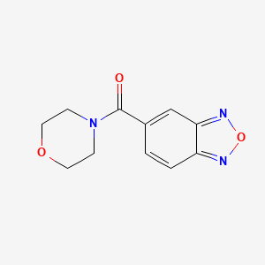 molecular formula C11H11N3O3 B10798894 2,1,3-Benzoxadiazol-5-yl(morpholin-4-yl)methanone CAS No. 211735-82-9