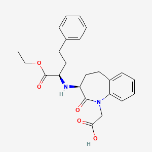 molecular formula C24H28N2O5 B10798946 rel-(1S,3R)-BenazeprilHydrochloride CAS No. 86499-30-1