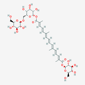 molecular formula C38H54O19 B10799052 Crocin 2 