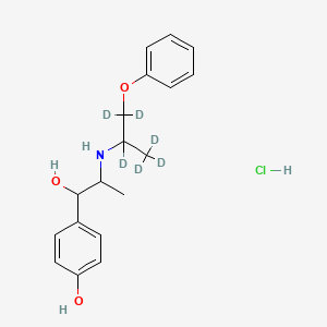 molecular formula C18H24ClNO3 B10799254 Isoxsuprine-d6 hydrochloride 