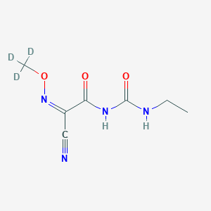 molecular formula C7H10N4O3 B10799263 Cymoxanil-d3 (methoxy-d3) 