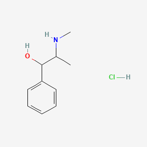 molecular formula C10H16ClNO B10799278 Racephedrine hydrochloride CAS No. 56979-55-6