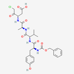 molecular formula C30H37ClN4O9 B10799306 Z-Yvad-cmk 